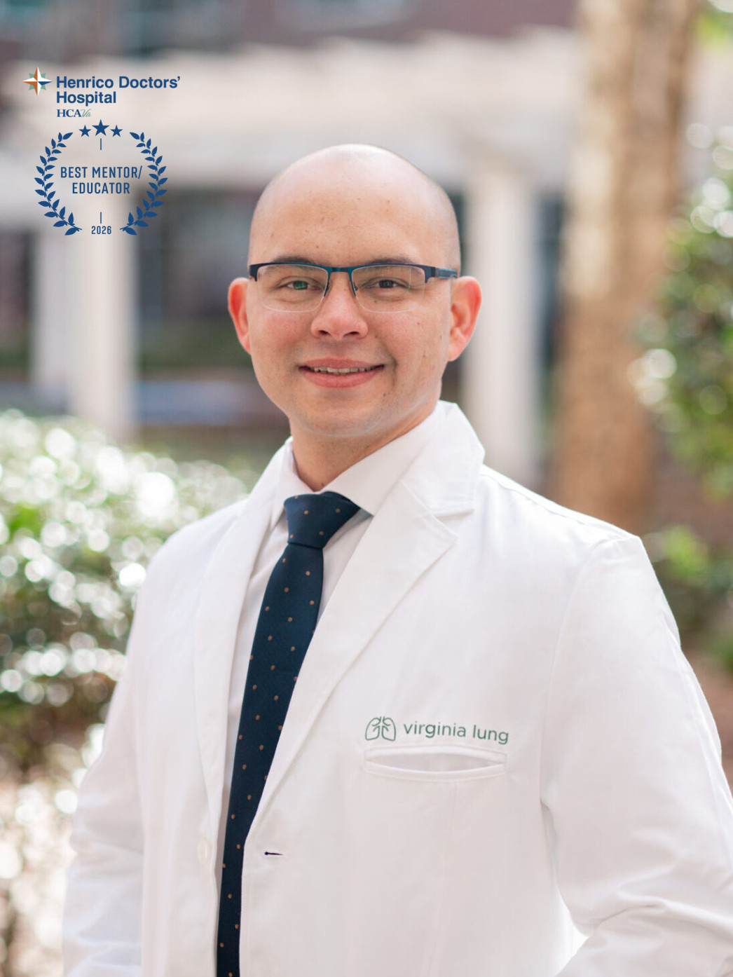 Dr Lara Perez Henrico Doctors Hospital best mentor educator 2026 standing