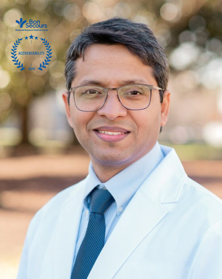 Dr Sajid Farooq Bon secours accountability 2026 portrait