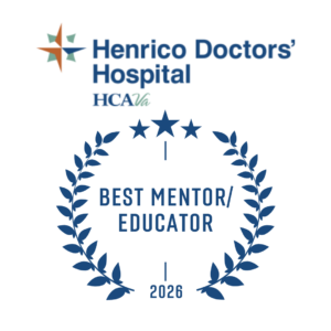 Henrico Doctors Hospital Best Mentor/Educator 2026